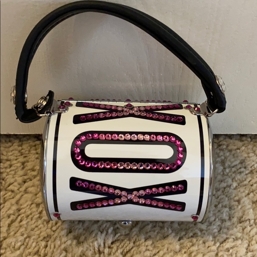 Pink XO License plates purse NWT